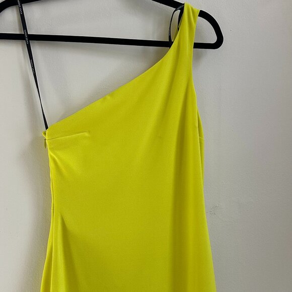 NWT - Intermix Floor Length One Shoulder Gown - Picture 6 of 7